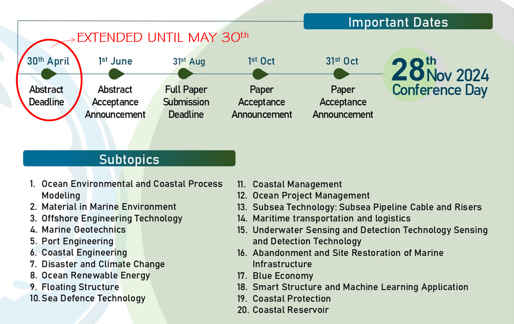 New Important Dates_